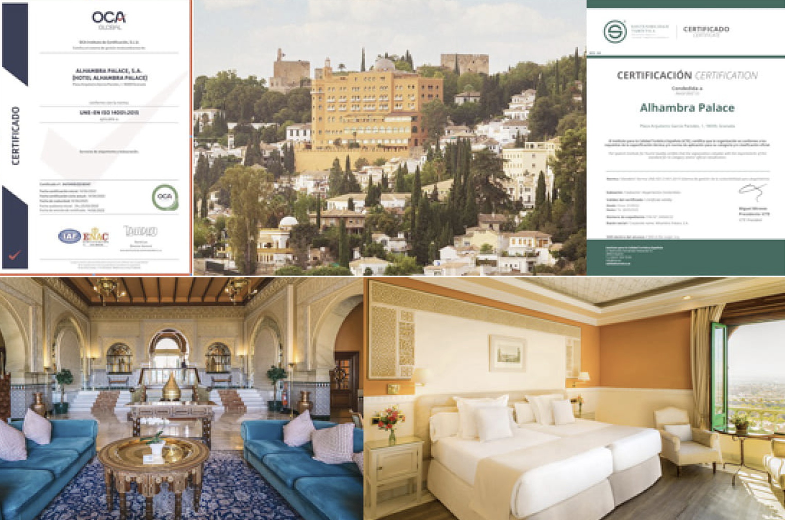 ​Hotel Alhambra Palace certifica su apuesta por el medio ambiente y la sostenibilidad