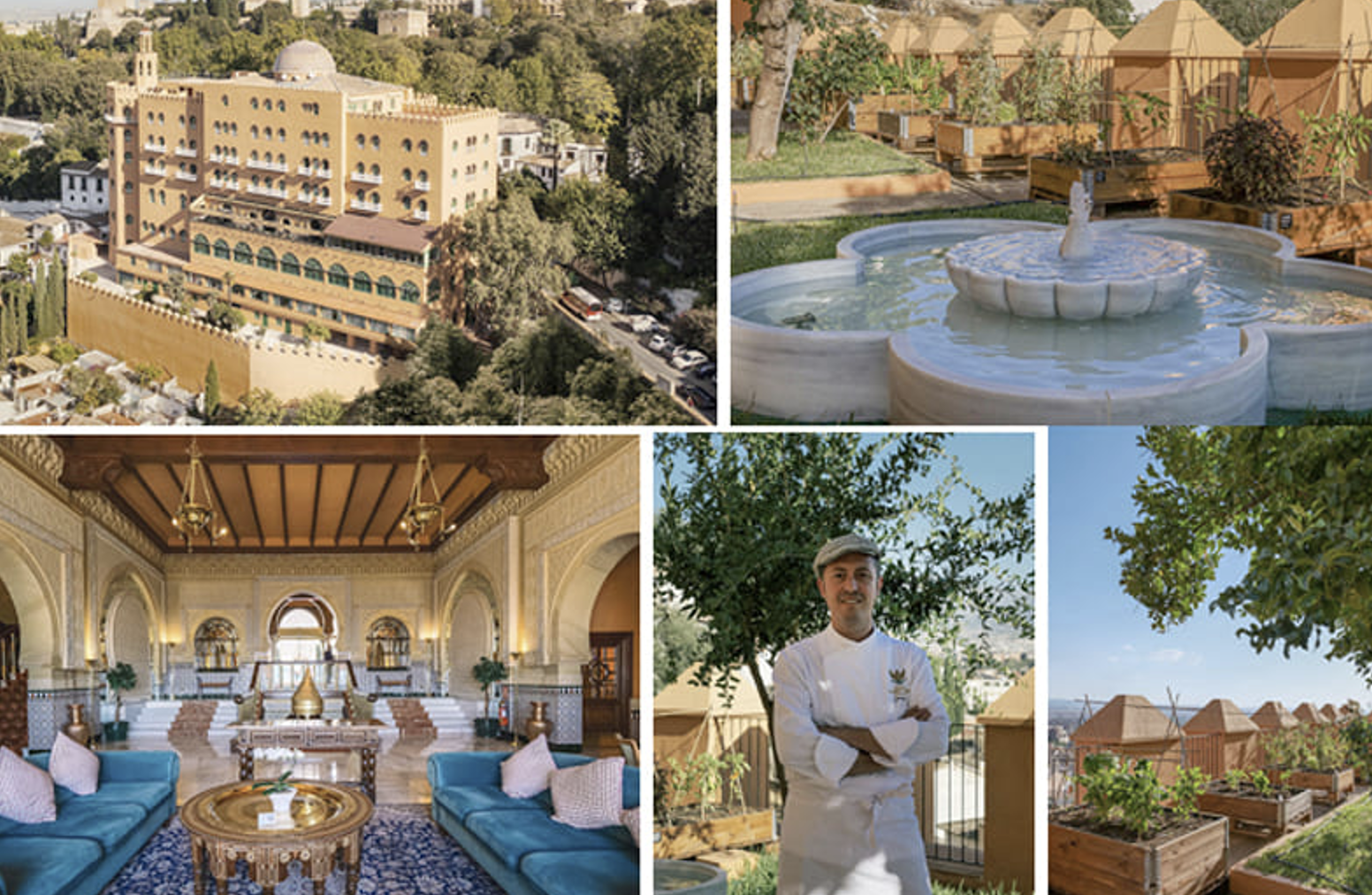 ​Hotel Alhambra Palace presenta su nuevo huerto urbano ecológico