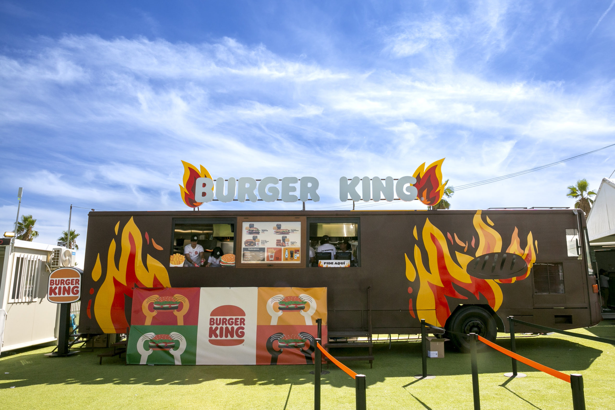 ​Primer foodtruck de Burger King en el Coca-Cola Music Experience