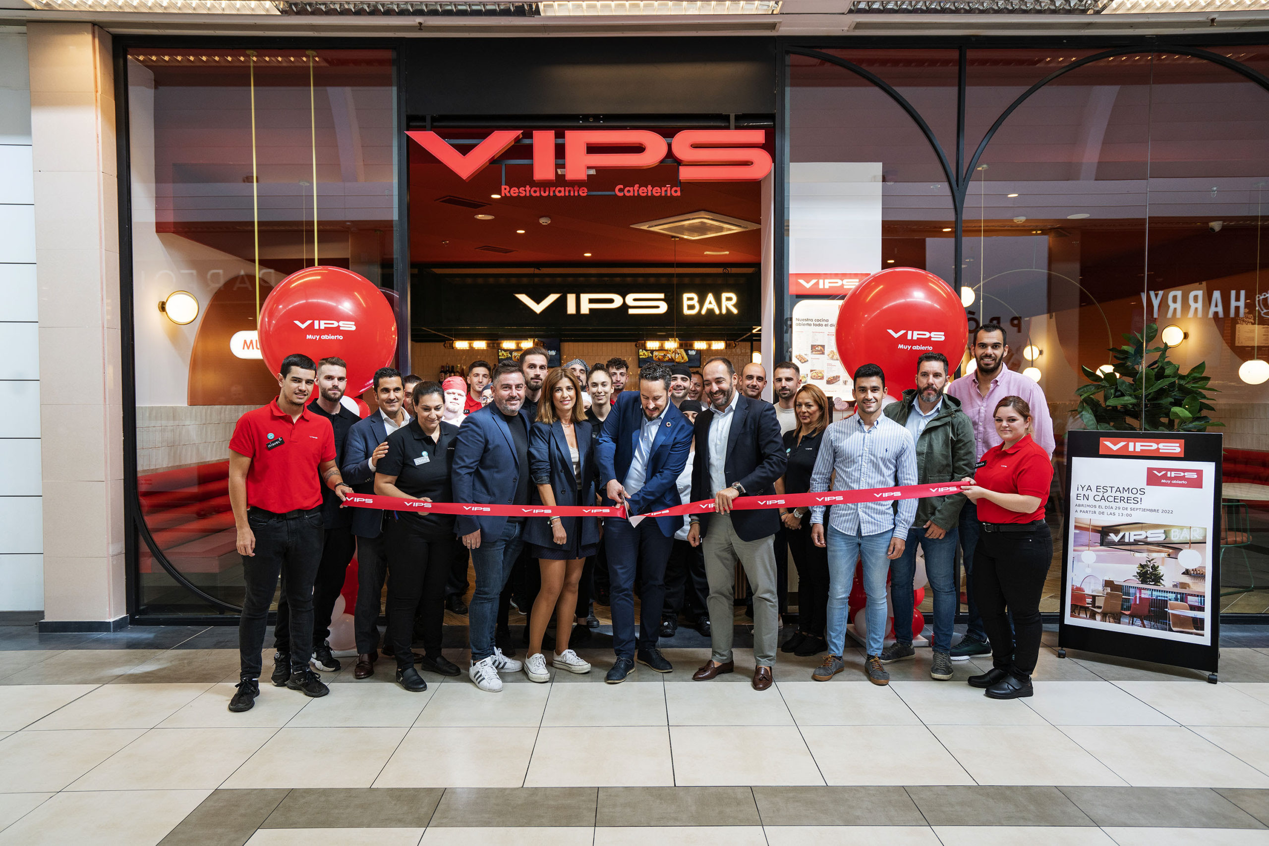 ​Vips abre su primer restaurante en Cáceres