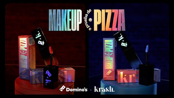 ​Domino’s Pizza se alía con la marca de cosméticos Krash