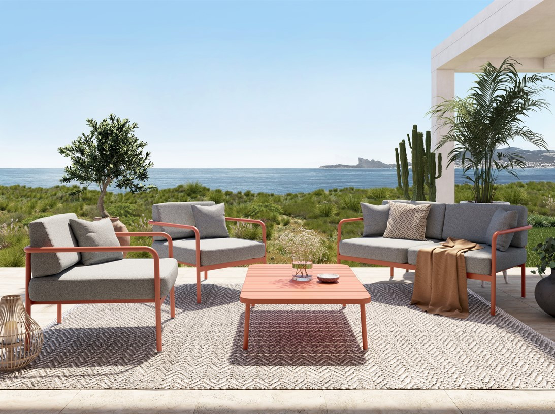 Grosfillex lanza su nuevo conjunto de sofá Cannes