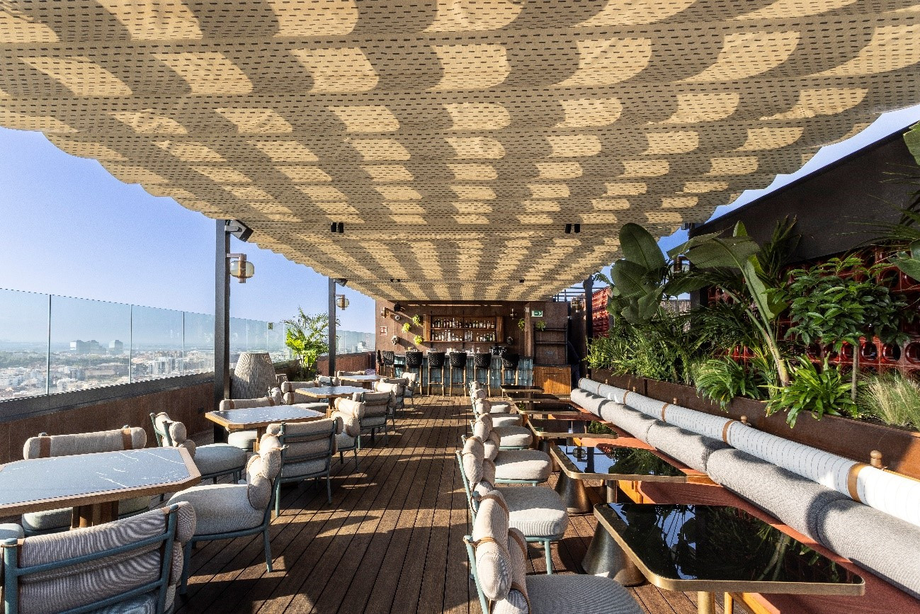 4Retail construye la terraza del Nobu Hotel Barcelona